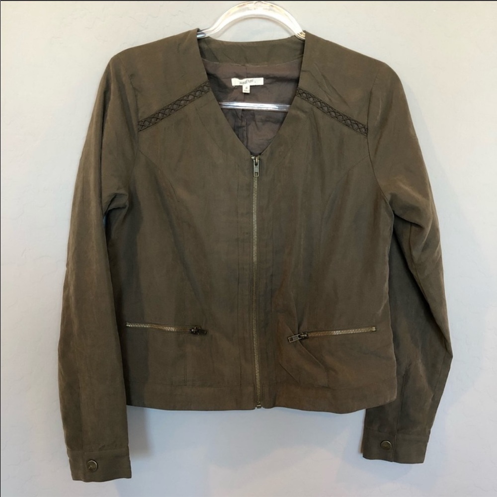 Mystree Faux Leather Jacket